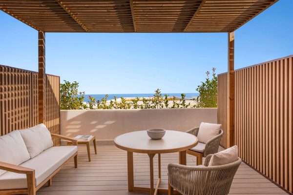 Poolside terrasse de la chambre